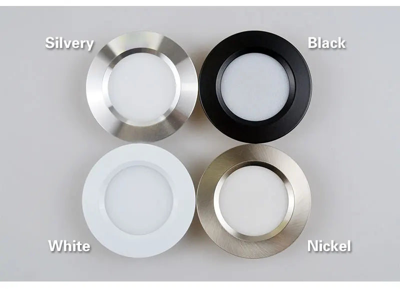 LED Spotlight Ultra-thin 14mm 3W 5W 7W 12V 2inch Recessed Ceiling Lamp D55mm House Hotel Living Room Mini Downlight