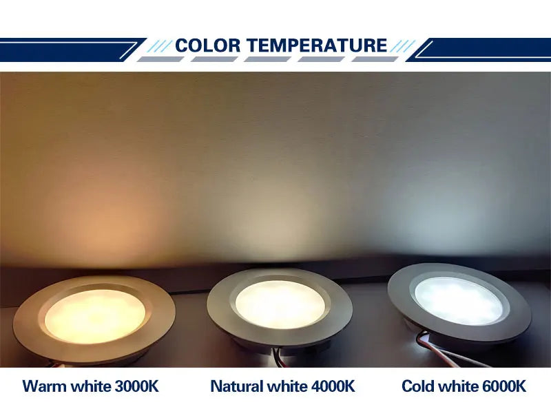 LED Spotlight Ultra-thin 14mm 3W 5W 7W 12V 2inch Recessed Ceiling Lamp D55mm House Hotel Living Room Mini Downlight
