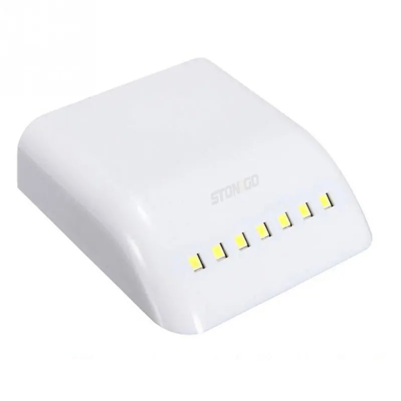 Under Cabinet Light 7 LED Wireless Motion Automatic Sensor Wardrobe Light Cupboard Closet Inner Hinge Lamp No Include Batteries